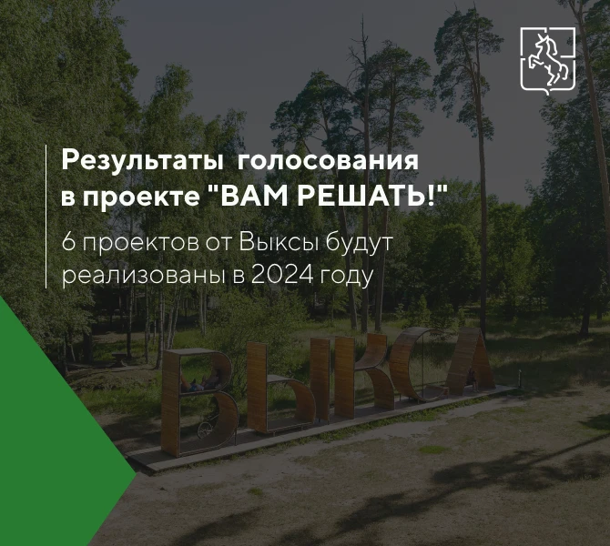 В Выксе шесть проектов «ВАМ РЕШАТЬ!» будут реализованы уже в текущем году